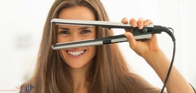 طريقة استخدام مكواة الشعر بدون ضرر