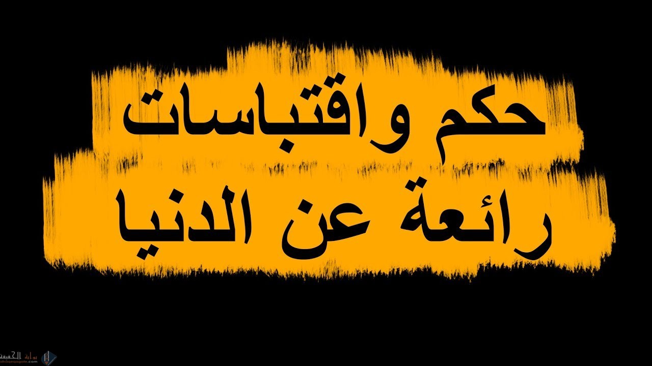 حكم وأمثال عن الحياة والدنيا تويتر