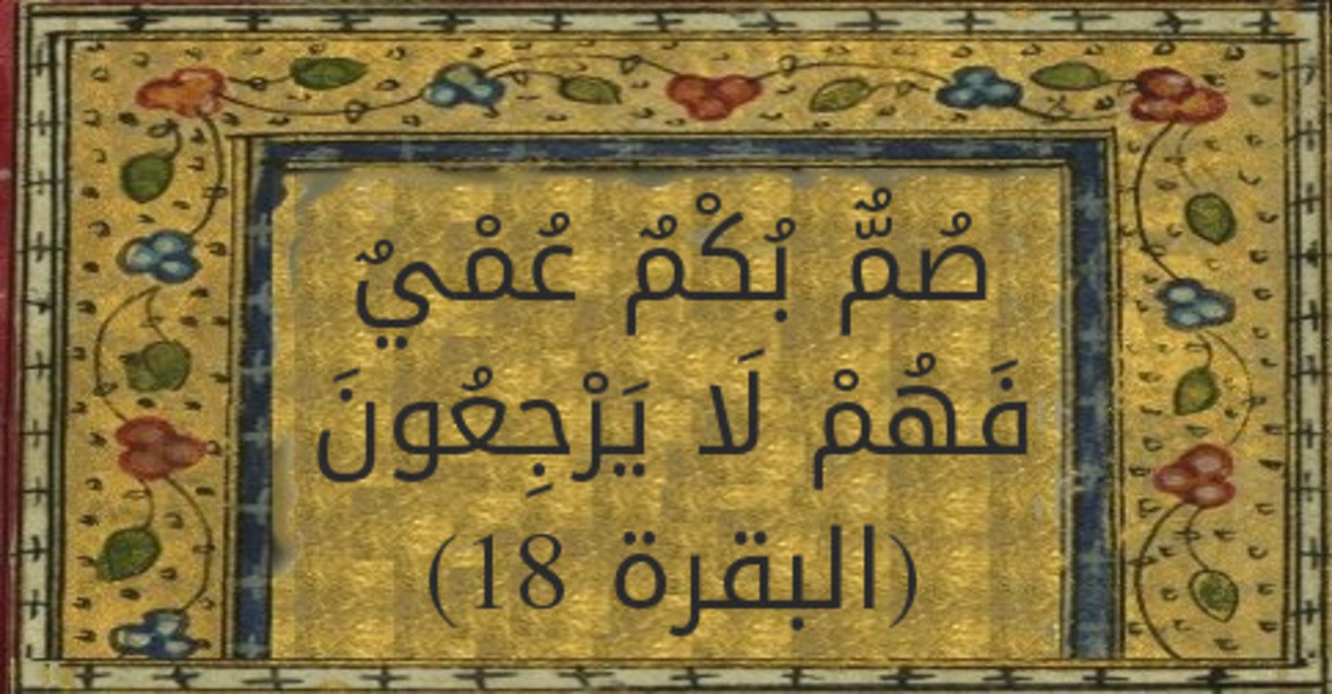 صم بكم عمي فهم لا يرجعون