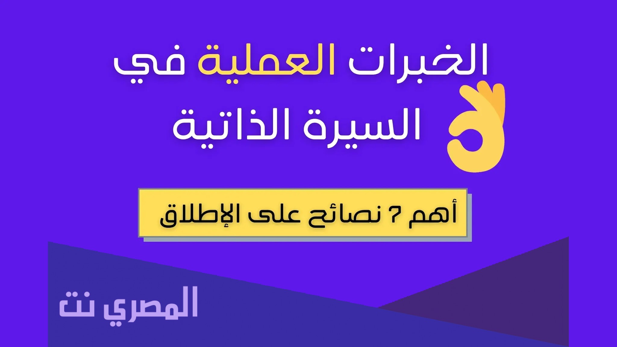 ما هي الخبرات العملية في السيرة الذاتية