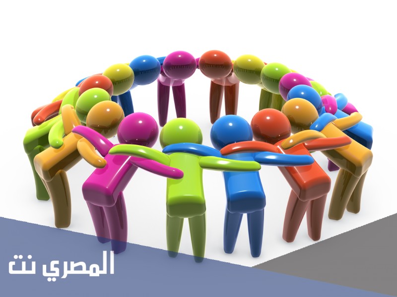 موضوع تعبير عن التعاون بالعناصر