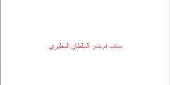 سناب ام بندر السلطان المطيري