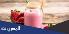 طرق عمل الميلك شيك فراولة وموز وشيكولاته وكراميل