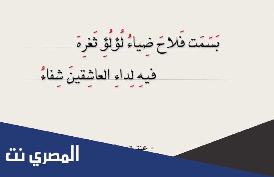 كلمات عنترة بن شداد