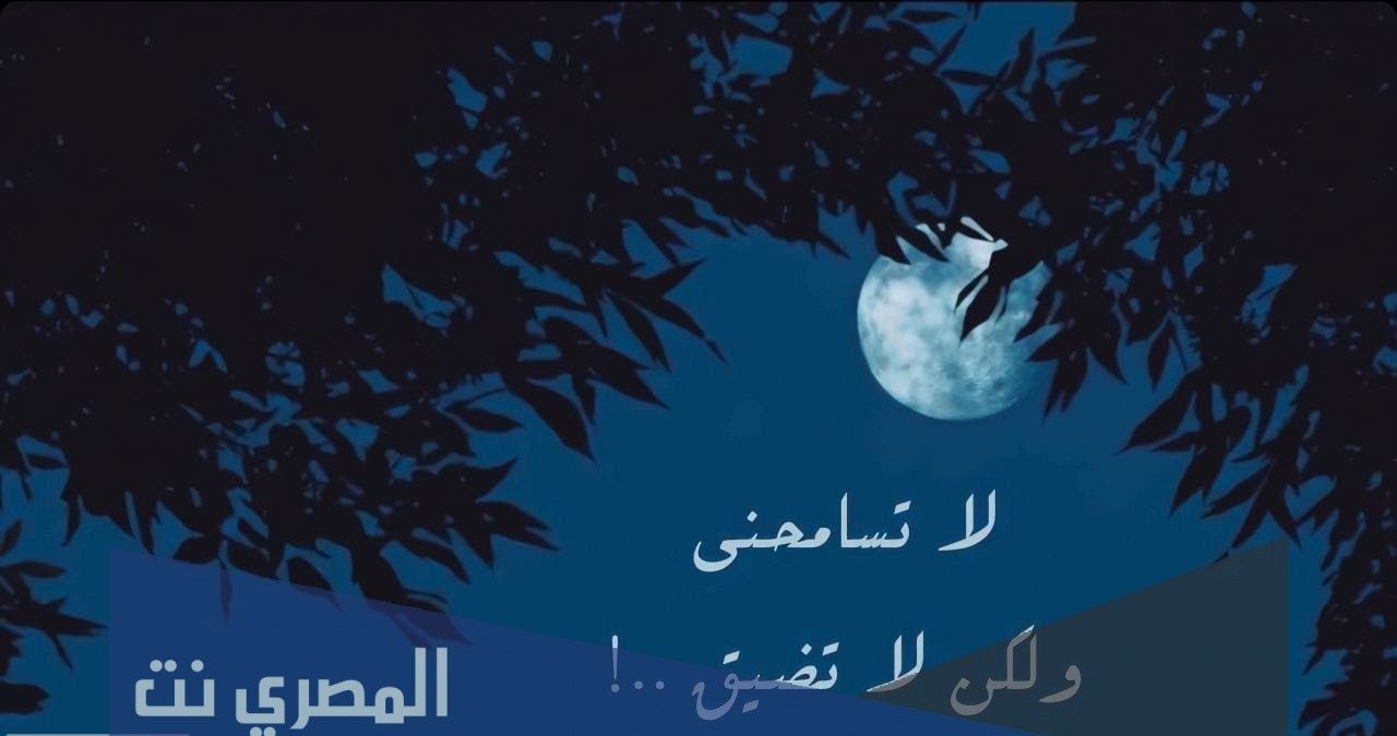 لا تسامحني ولكن لا تضيق كلمات