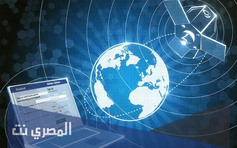 تعبير عن الانترنت والتكنولوجيا بالعناصر