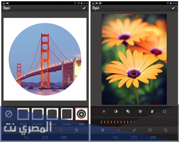 تطبيق Repix لتحرير وتعديل الصور