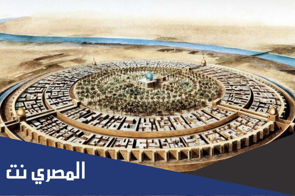 أين تقع المدينة المدورة على الخريطة
