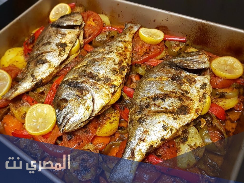 ما هي طريقة عمل صينية سمك فى الفرن