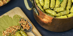 طريقة عمل محشي ورق عنب وملفوف