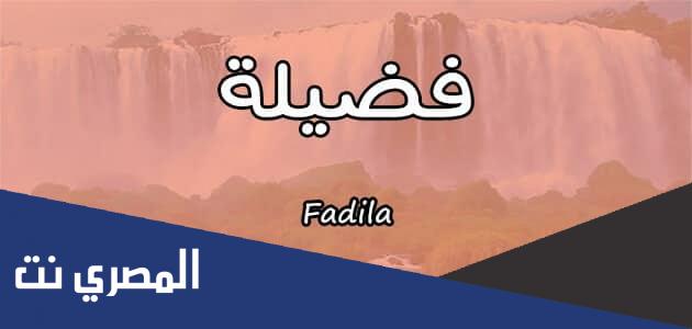 ما معنى اسم فضيلة Fadila في علم النفس