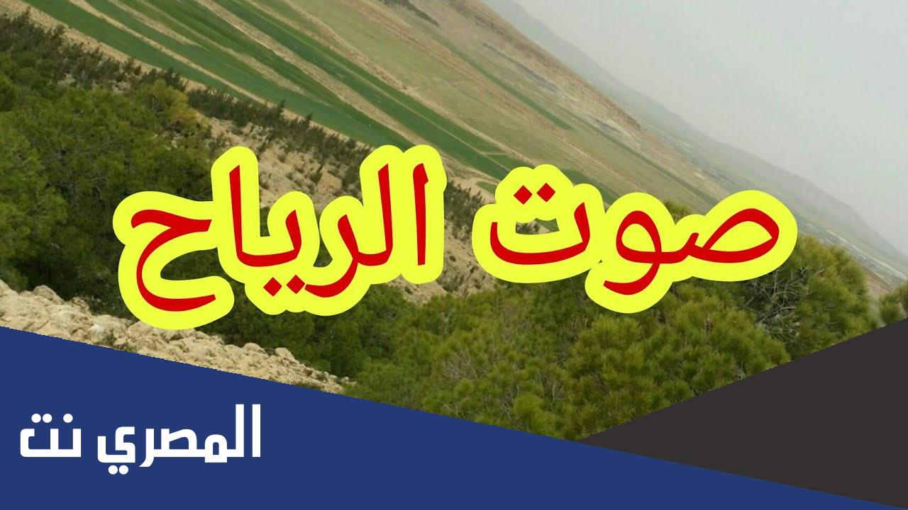ماذا يسمى صوت الرياح