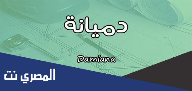 معنى اسم دميانة Damiana وصفات حاملة الاسم