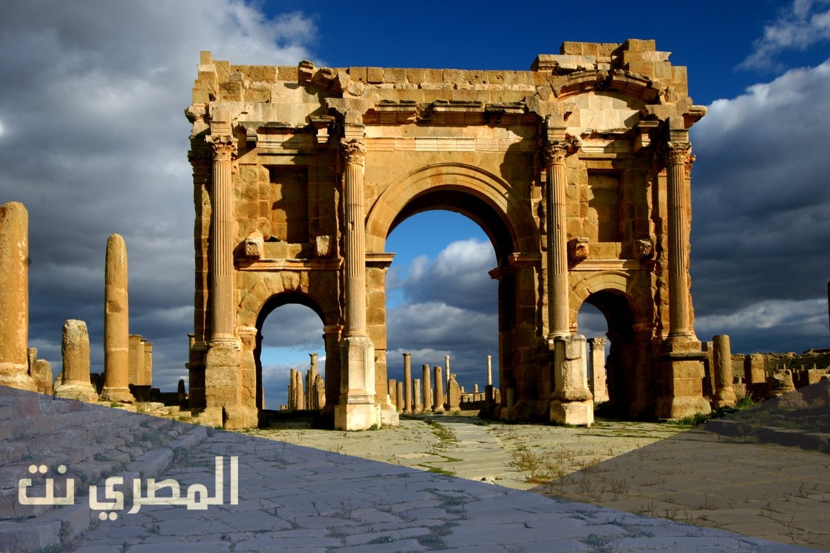 موضوع تعبير عن الآثار الرومانية
