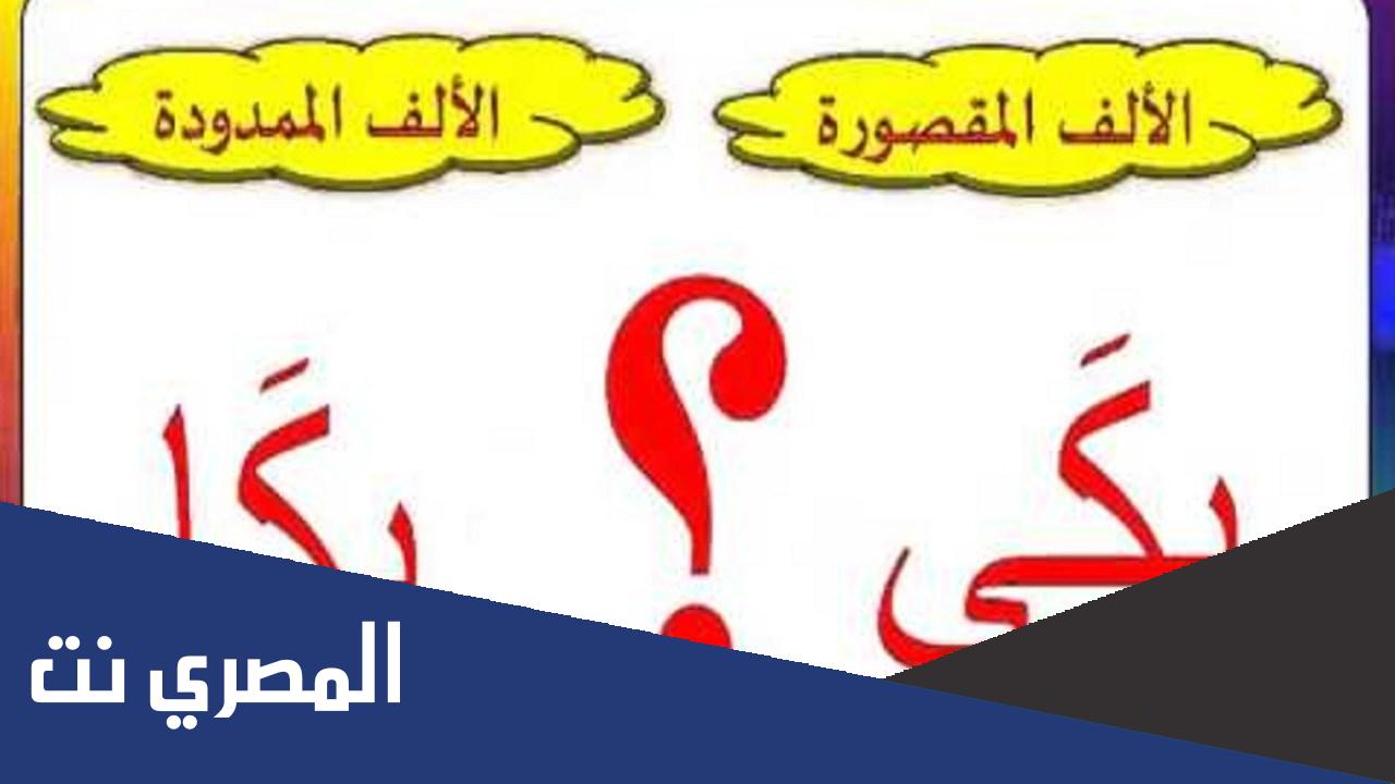 موضوع عن الألف اللينة في الأفعال الثلاثية وأمثلتها