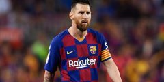 أول رقم ارتداه ميسي مع برشلونة