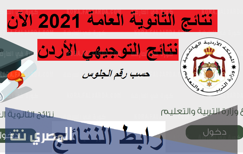 رابط نتائج التوجيهي 2021