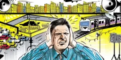 موضوع تعبير عن التلوث الاخلاقي بالعناصر الرئيسية