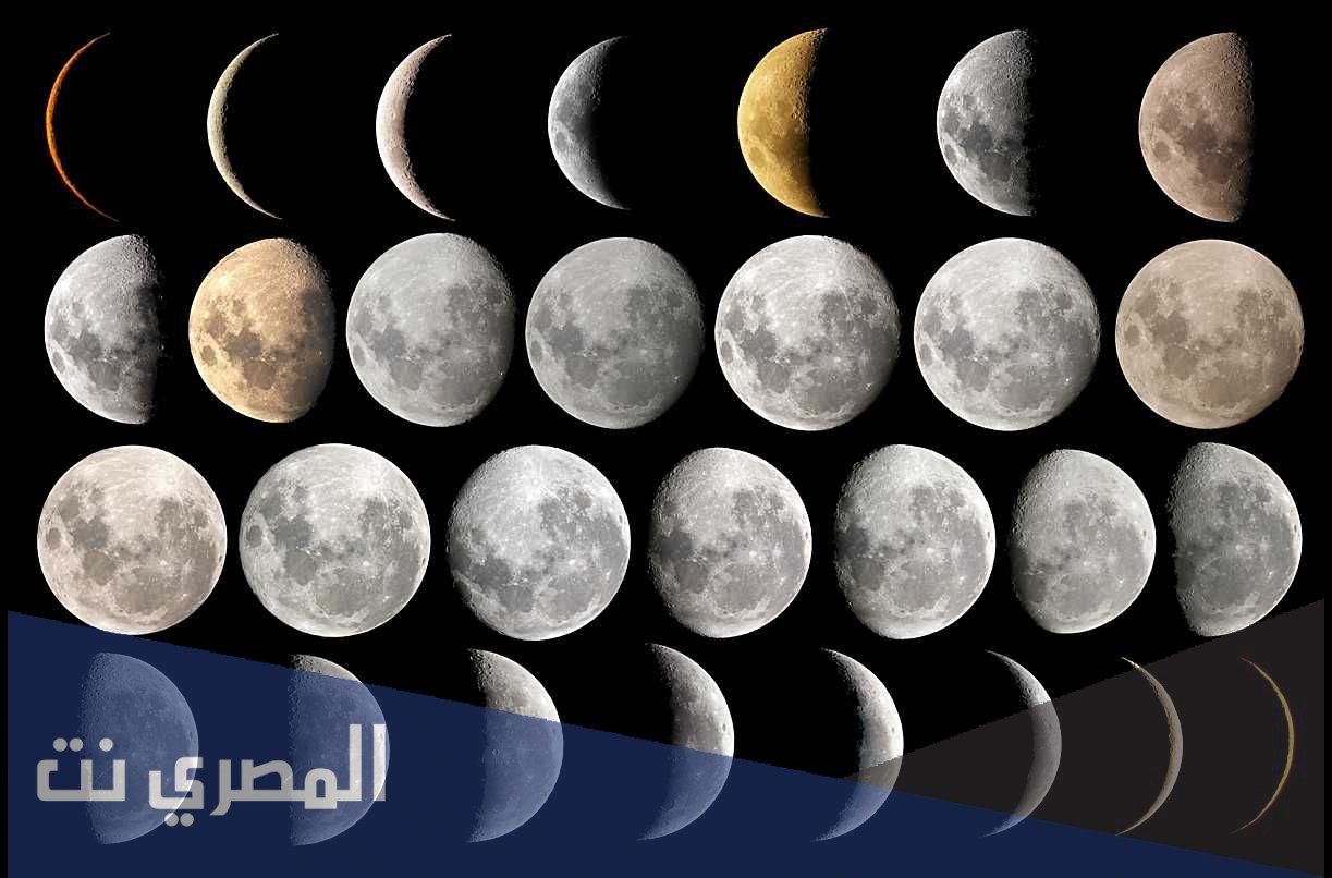 كيف نرى القمر في اثناء دورانه حول الارض