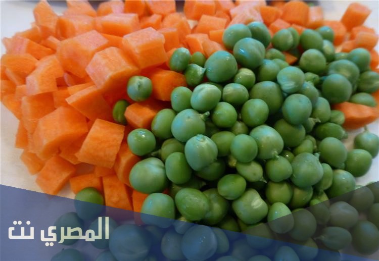 كيفية تخزين البسلة والجزر