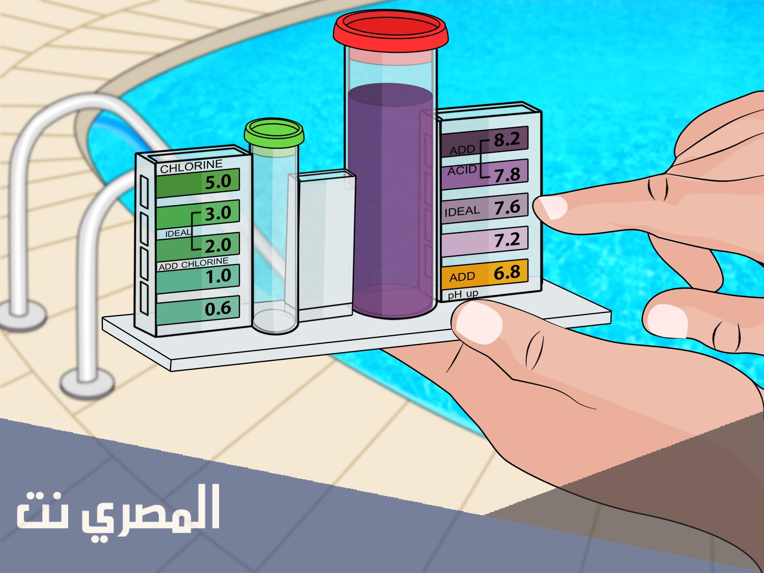 كيفية معالجة مياه حمامات السباحة