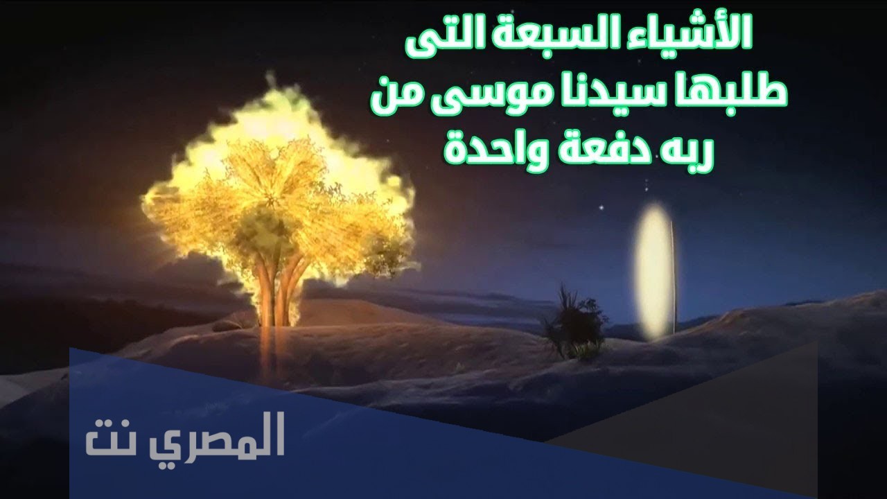 ما هي السبع حاجات التي طلبها موسى