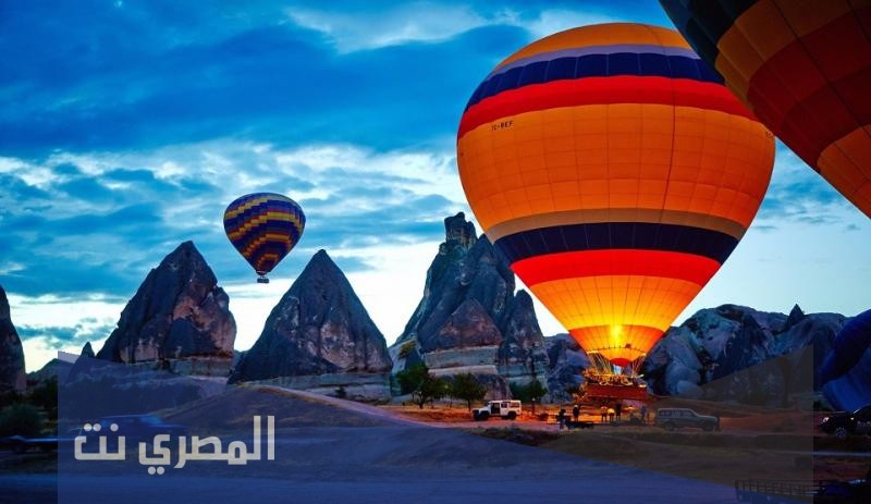 يعمل المنطاد الهوائي