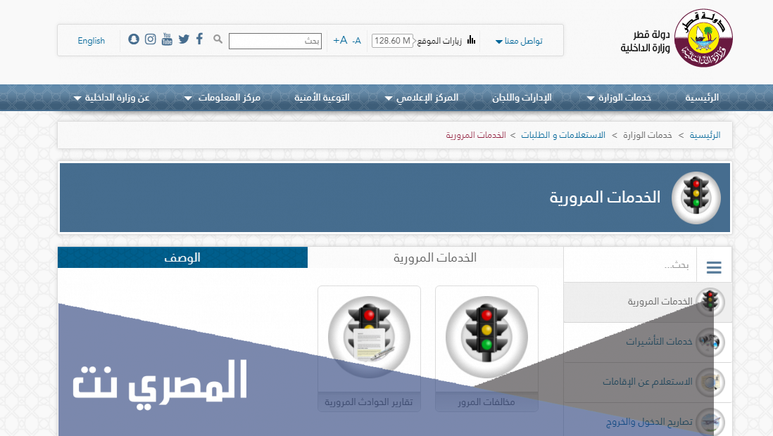 الاستعلام عن المخالفات المرورية قطر برقم اللوحة