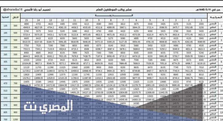 رواتب العسكريين في السعودية