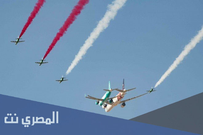 موقع عرض الطائرات في اليوم الوطني الرياض