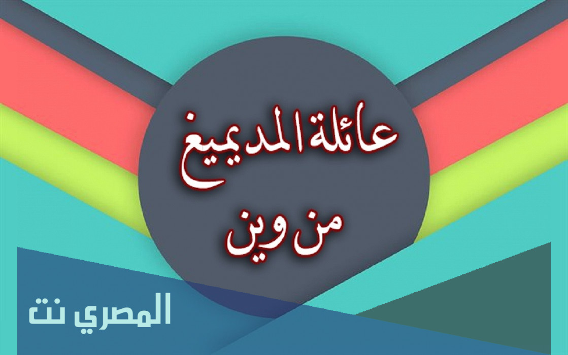 المديميغ من وين