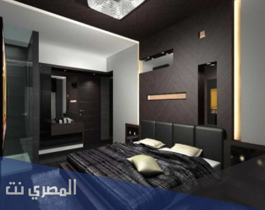 ديكور غرف نوم مودرن تركي حديث وفخم وغرف نوم باللون الأبيض والأسود أحدث تصاميم