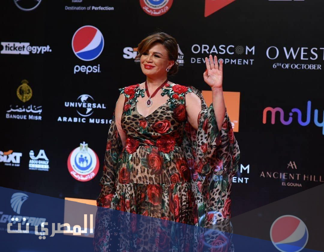 فستان الهام شاهين الجونة 2021