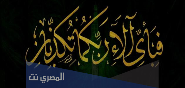 كم مرة وردت فباي الاء ربكما تكذبان في سورة الرحمن