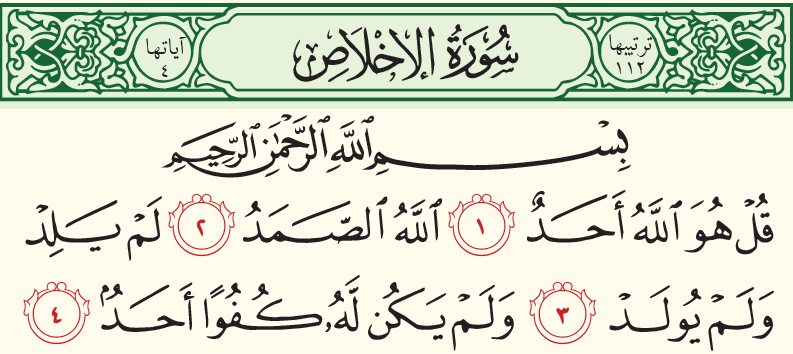 متى يستحب قراءة سورة الاخلاص