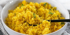 طريقة عمل الأرز الأصفر باللحمة بالخطوات