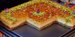 طريقة عمل تشيز كيك البسبوسة بالخطوات