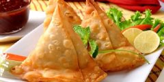 طريقة عمل سمبوسة اللحم المفروم لعزومات رمضان كاملة