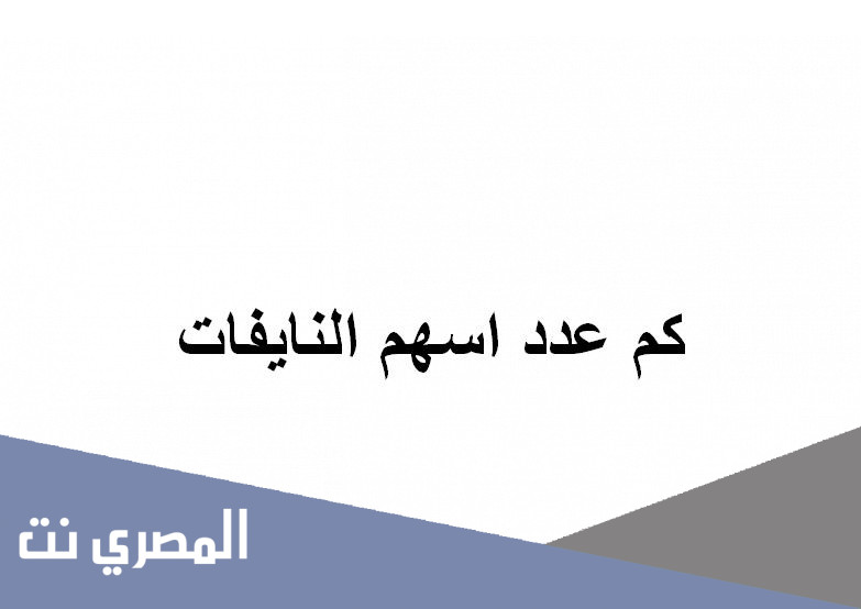كم عدد اسهم النايفات