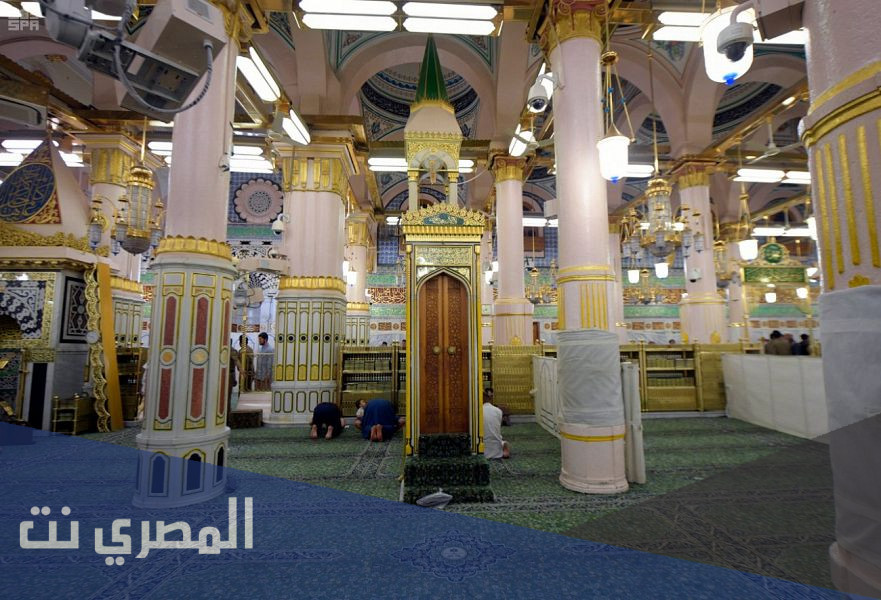 مواعيد دخول النساء إلى الروضة الشريفه بالمسجد النبوي