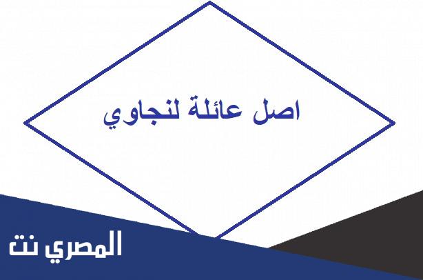 اصل عائلة لنجاوي