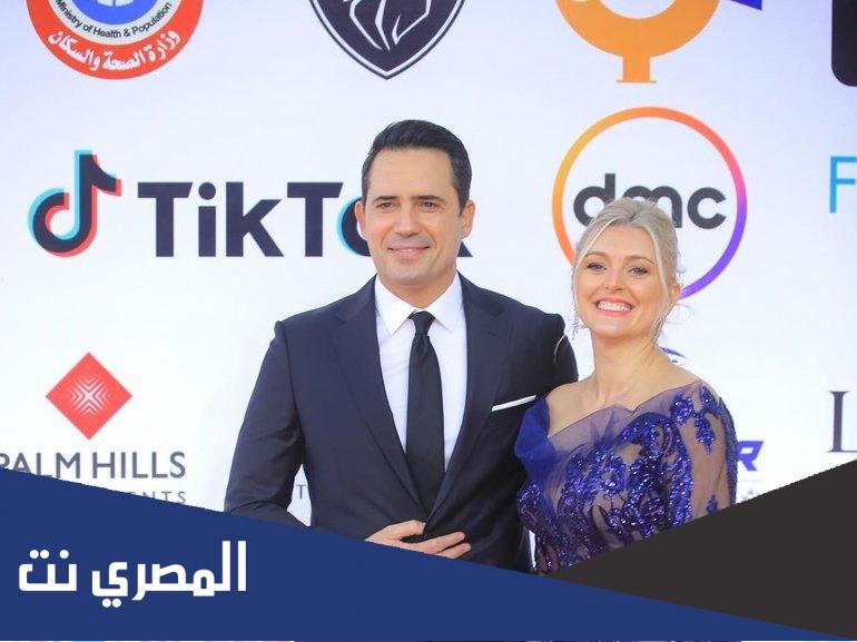 اطلالة زوجة ظافر العابدين في مهرجان القاهرة