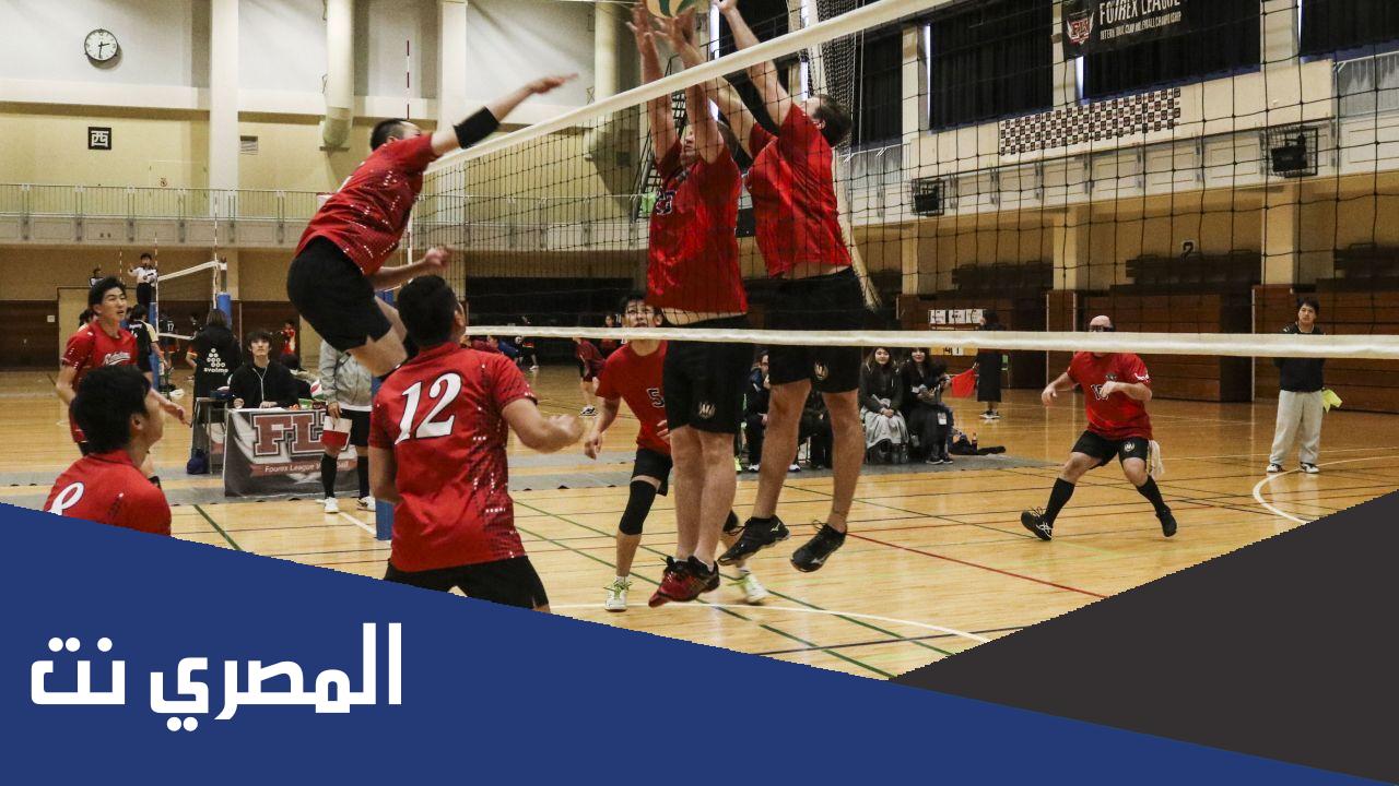كم عدد لاعبين كرة الطائرة داخل الملعب