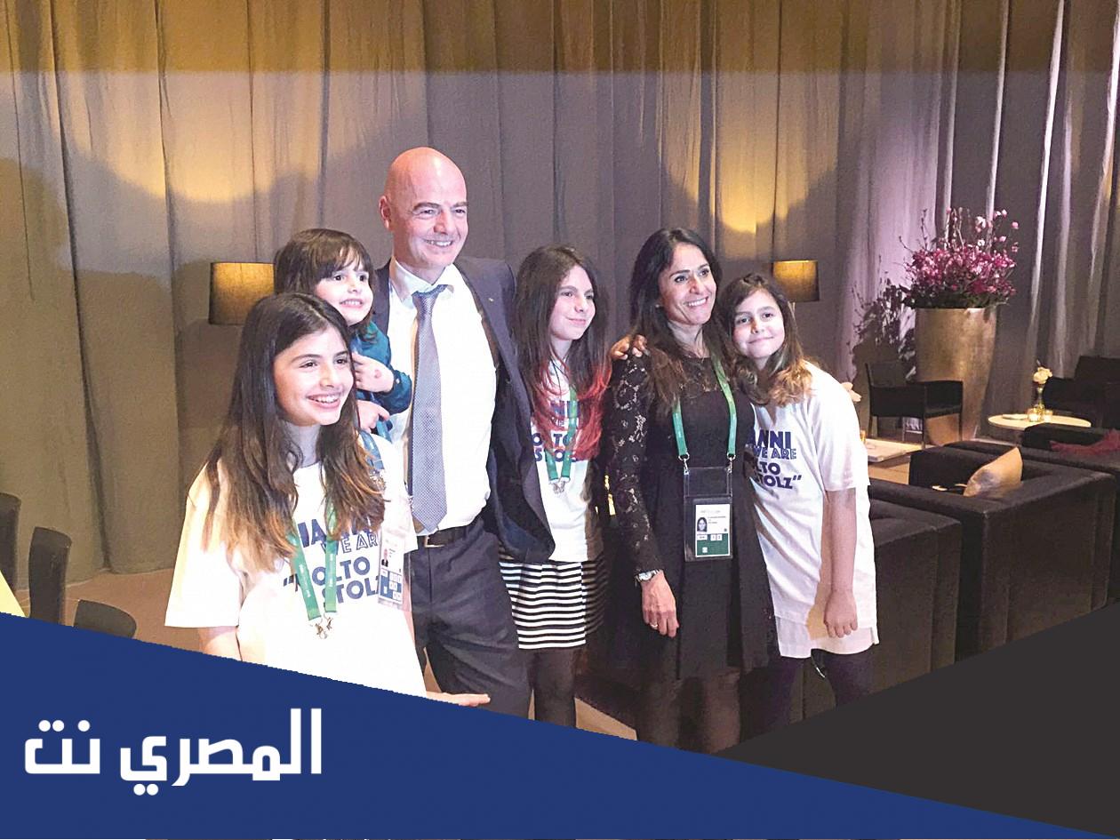 من هي زوجة رئيس الفيفا
