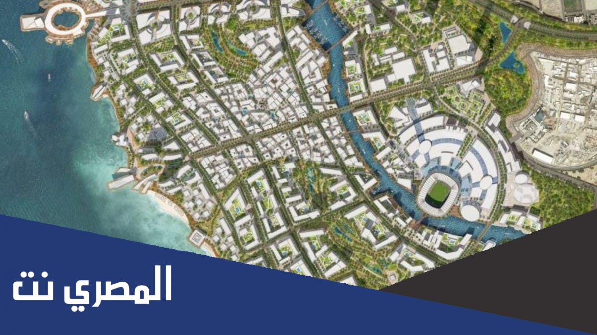 وين موقع مشروع وسط جدة