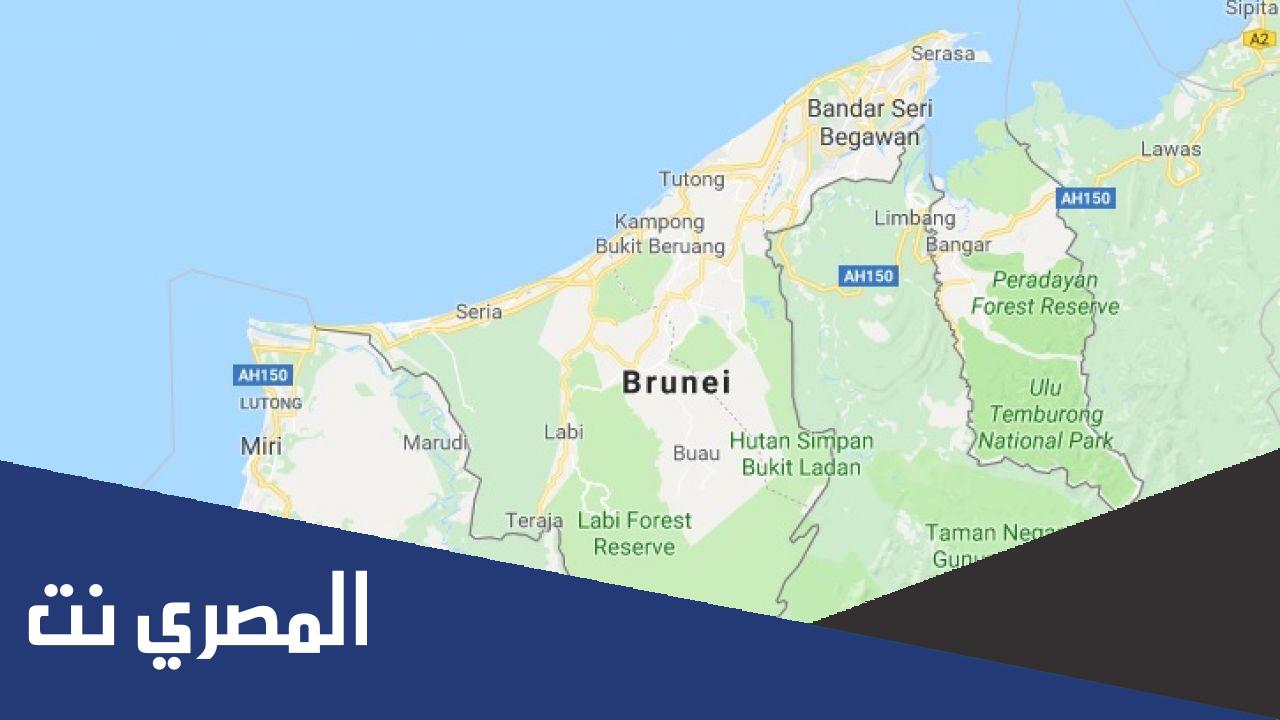 اين تقع سلطنة بروناي على الخريطة