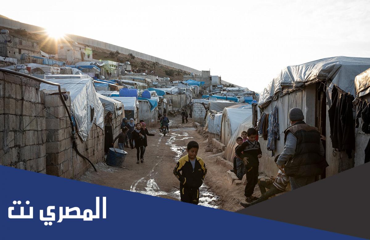 اين يعيش النازحين السوريين الان