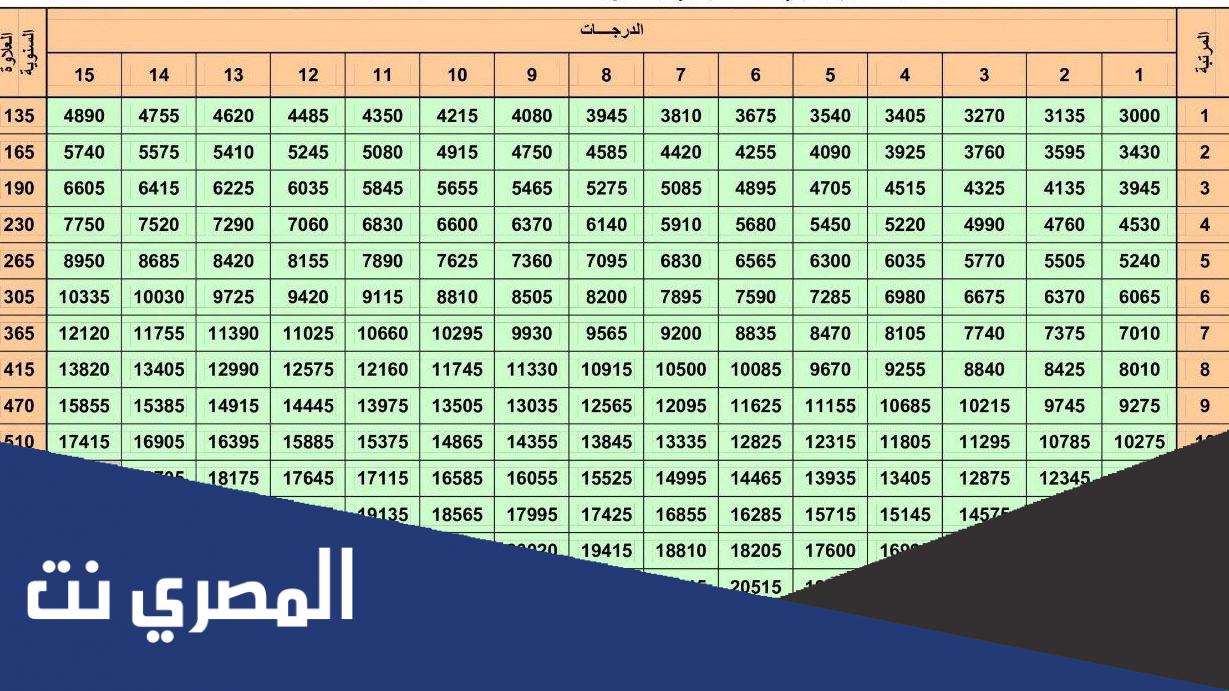 كم راتب مهندس المرتبة الثامنة