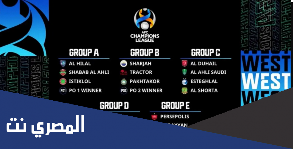 مجموعه الهلال في دوري ابطال اسيا 2022
