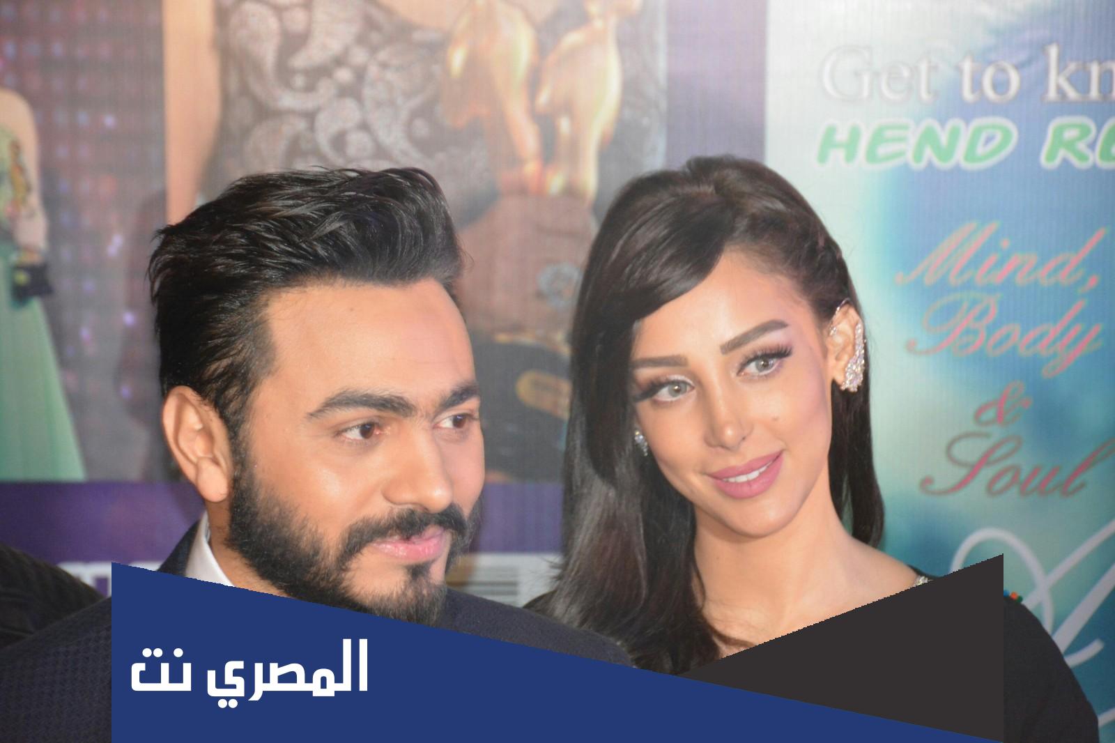 من هي زوجة تامر حسني الاولى واولاده
